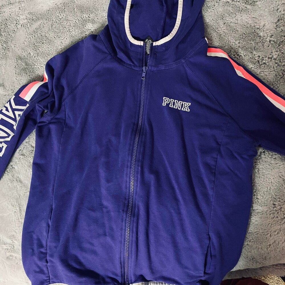 PINK Womens Small Purple Sweatshirt